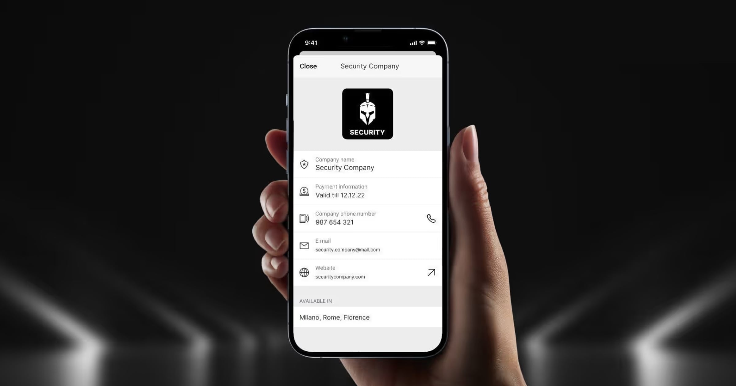 Application co-brandée