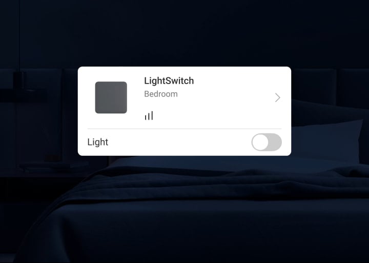 Lighting control via smartphone
