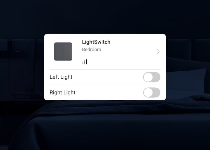 Lighting control via smartphone