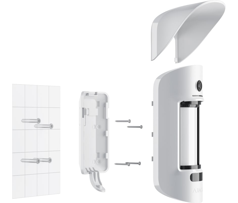 Sensor movimiento exterior con cámara integrada Ajax