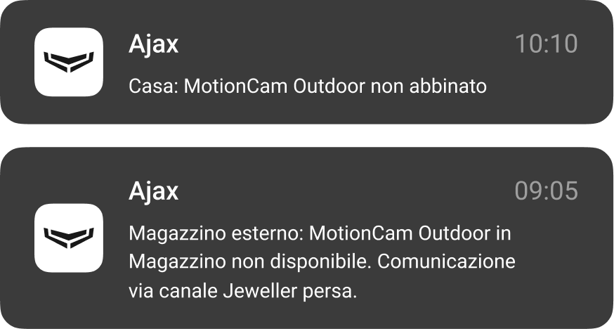 Notifiche degli eventi in 0,15 secondi