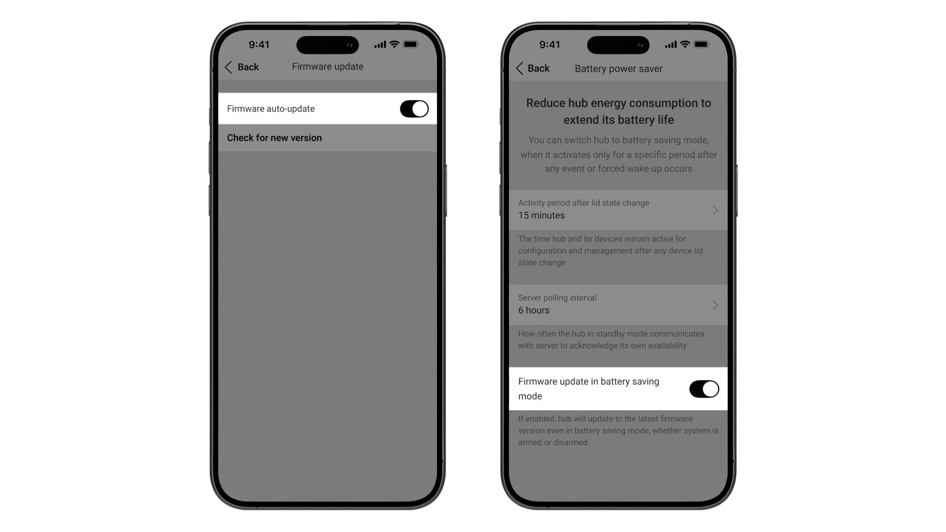 Atualização do firmware do hub