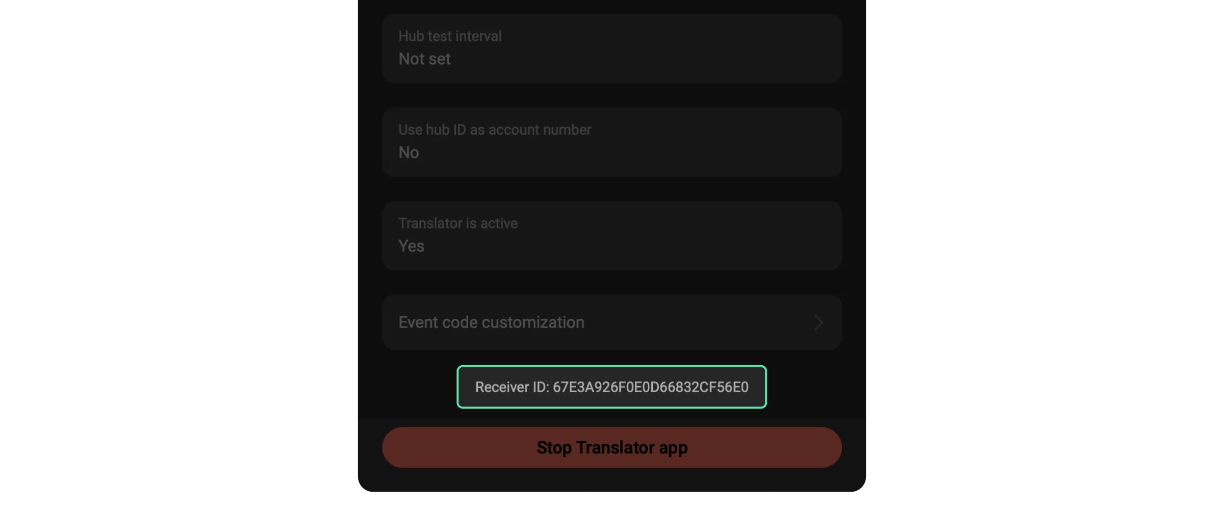 How to find the translator ID