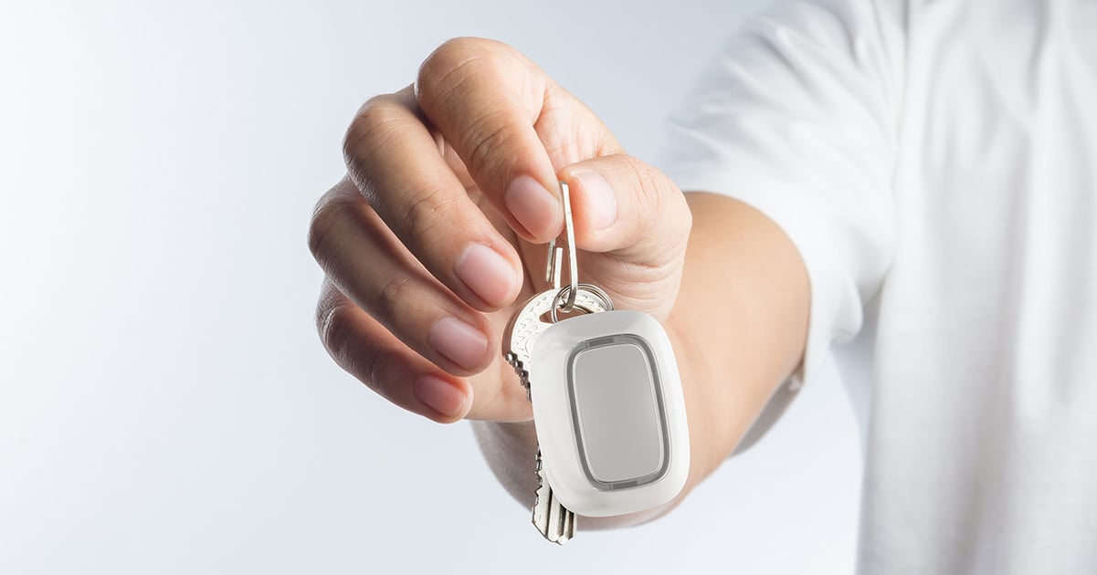 Sterowanie zasilaniem kamer monitoringu za pomocą przycisku Button