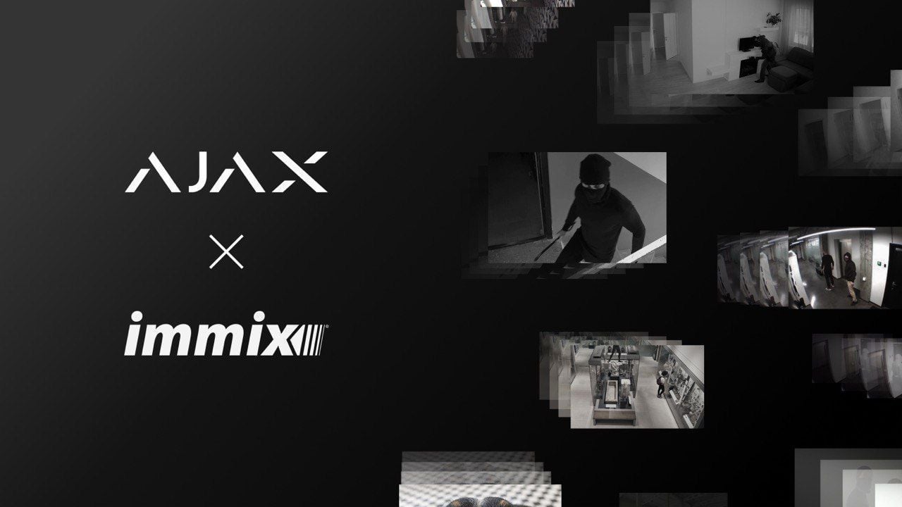 O Ajax encontra-se integrado com o software de monitorização Immix