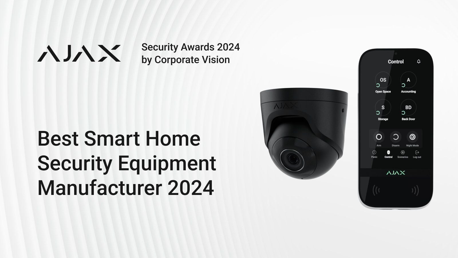 Ajax Systems, Security Awards 2024'te En İyi Akıllı Ev Güvenlik Ekipmanı Üreticisi Ödülünü Kazandı