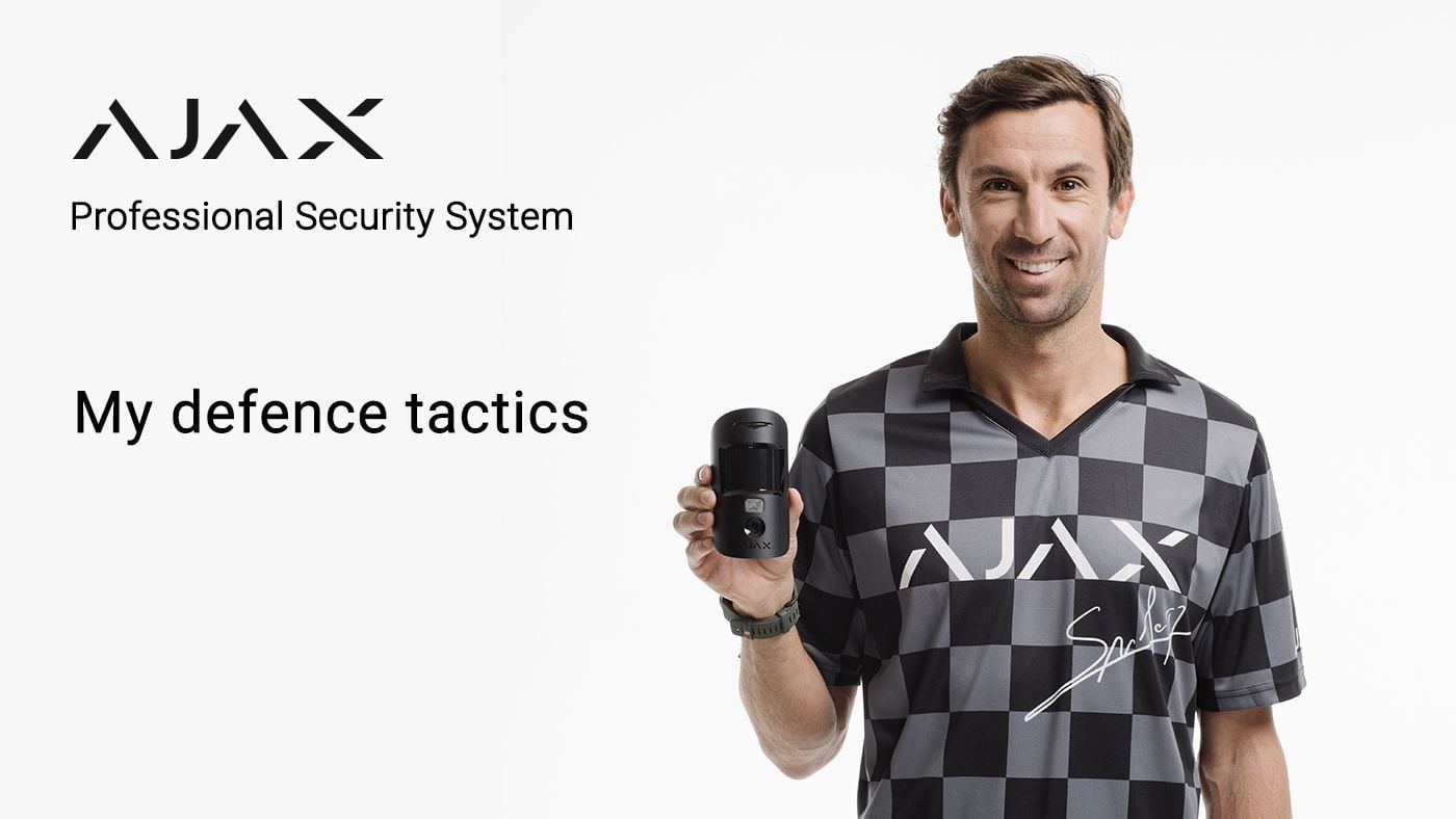 Darijo Srna becomes a brand ambassador of Ajax Systems in Croatia