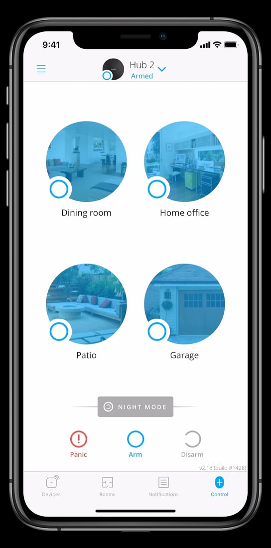 Controlled with apps