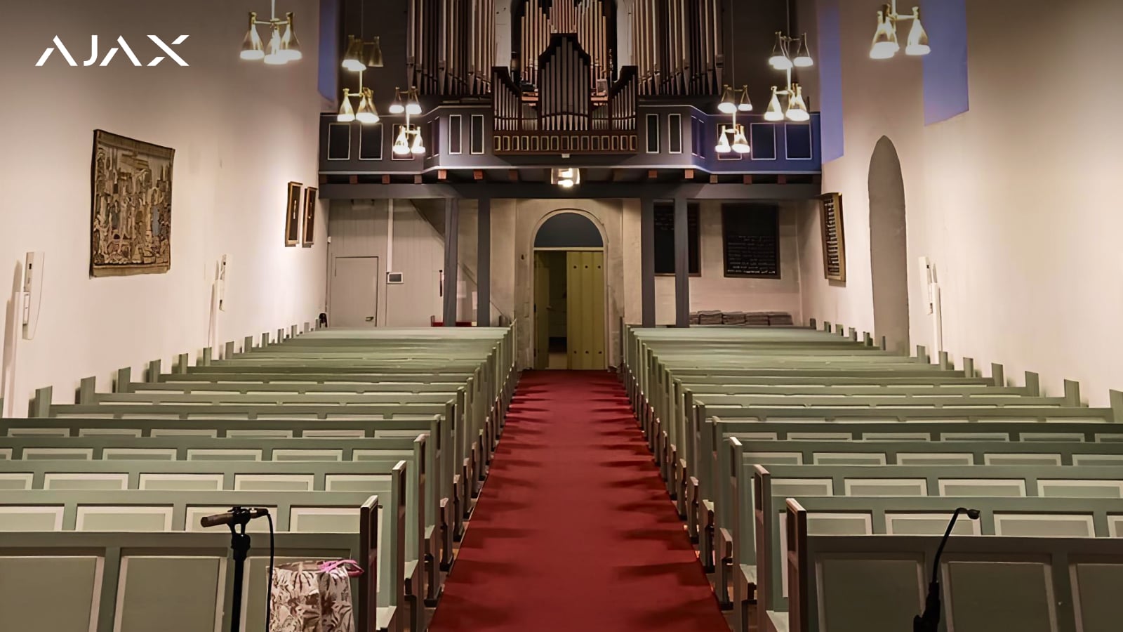 Защита церкви XII века комплексным беспроводным решением 