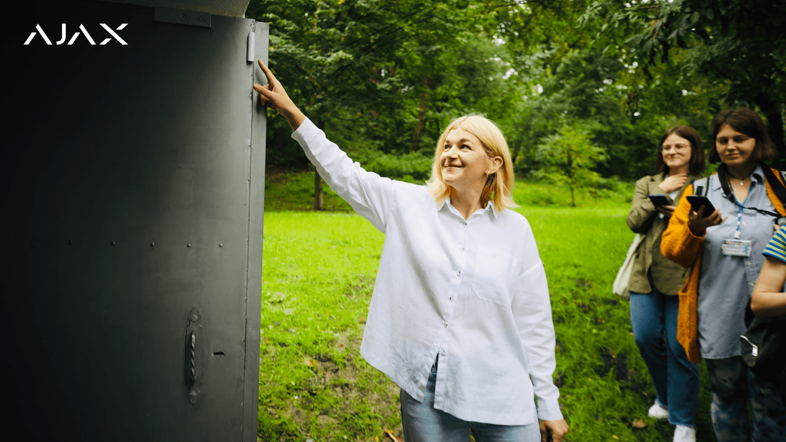 Ajax Systems equipped shelter in Lviv with an automatic door opening system