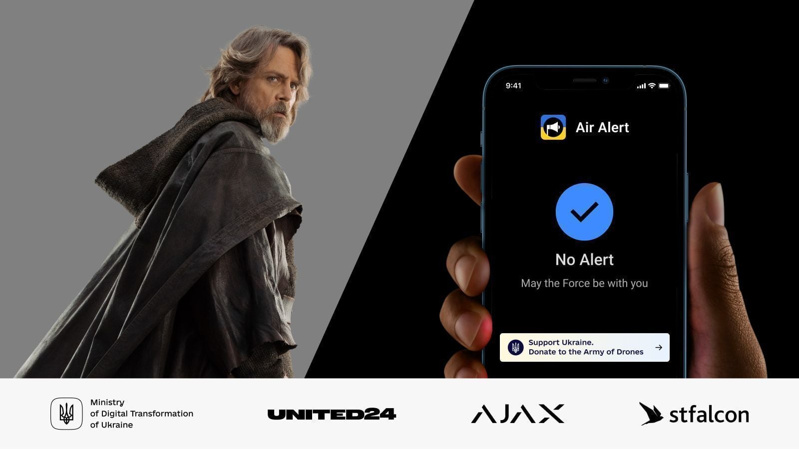 Atualização Jedi da app Air Alert