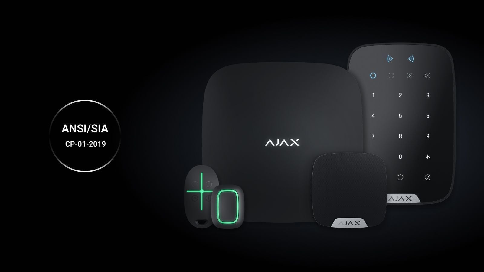 Os dispositivos Ajax estão agora em conformidade com a norma americana SIA CP-01