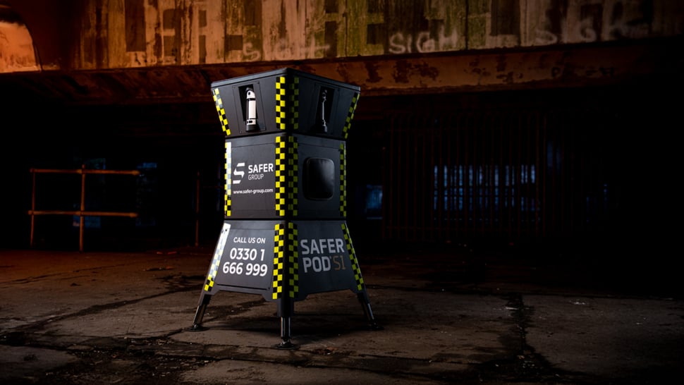 Autonomous, mobile intrusion detection station Safer Pod S1