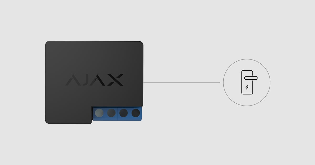 Cómo controlar en remoto una cerradura eléctrica con el Relay Jeweller