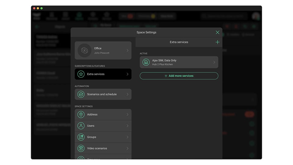 How to activate a service via corporate card billing