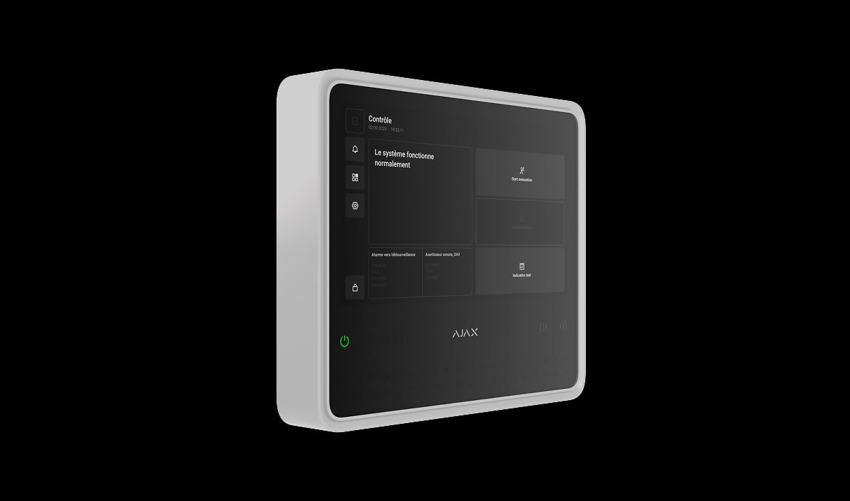 Connexion de l'équipement d'alarme incendie