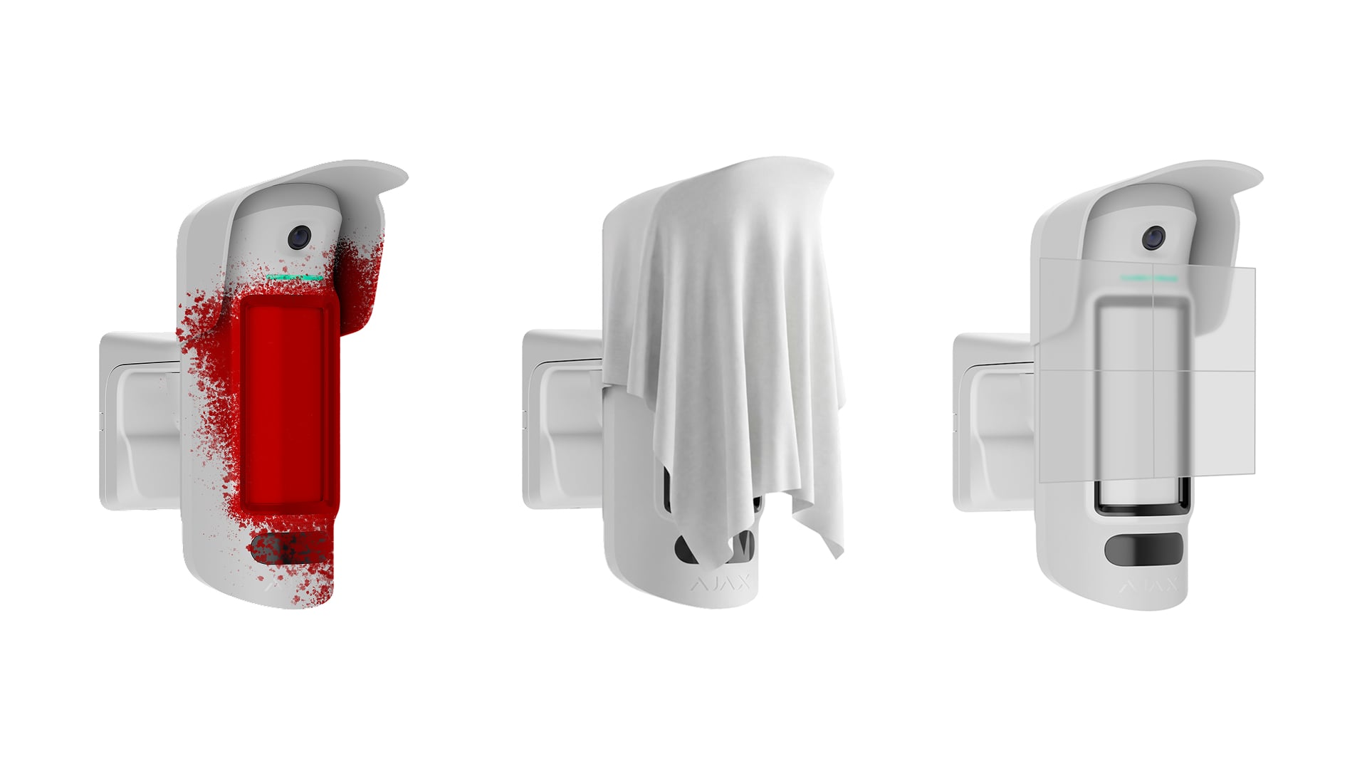 Сенсоры устройства обнаруживают любые попытки замаскировать линзу