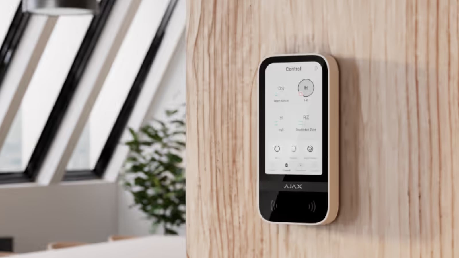 Ajax KeyPad TouchScreen bedieningspaneel met scherm