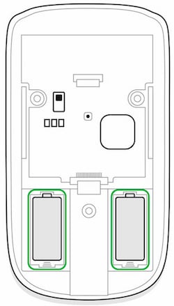 ajax battery motioncam