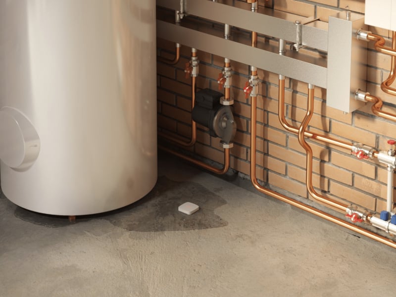 In the boiler room