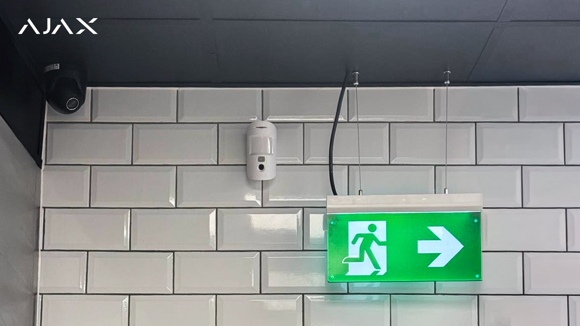 Cameras provide full visibility across both customer-facing and staff areas