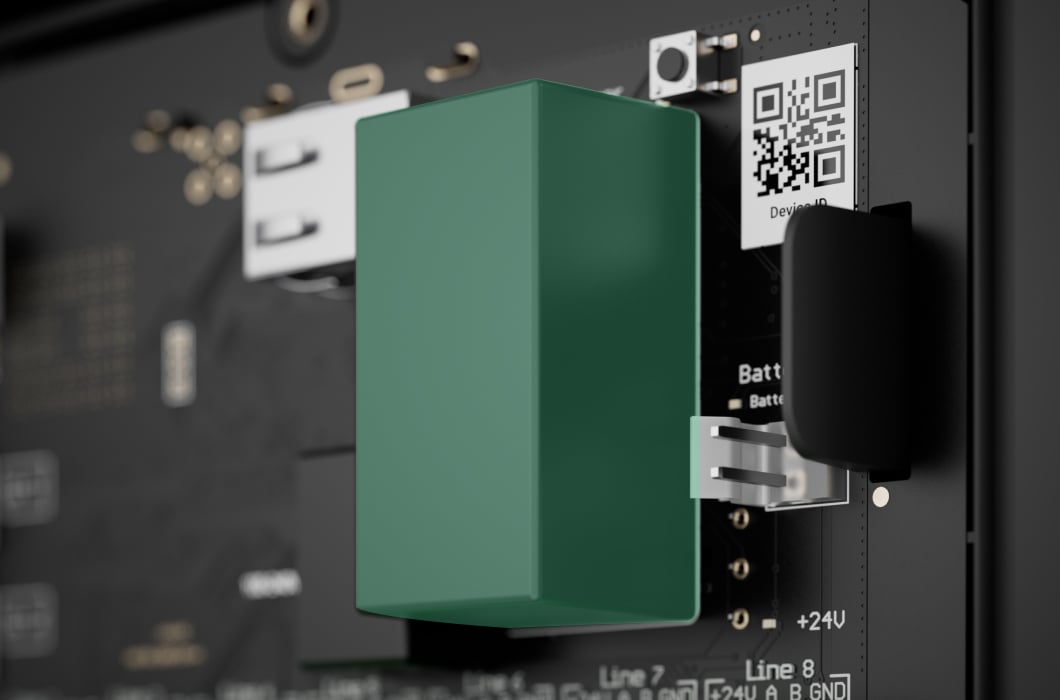 Built-in 110–240 V~ power supply