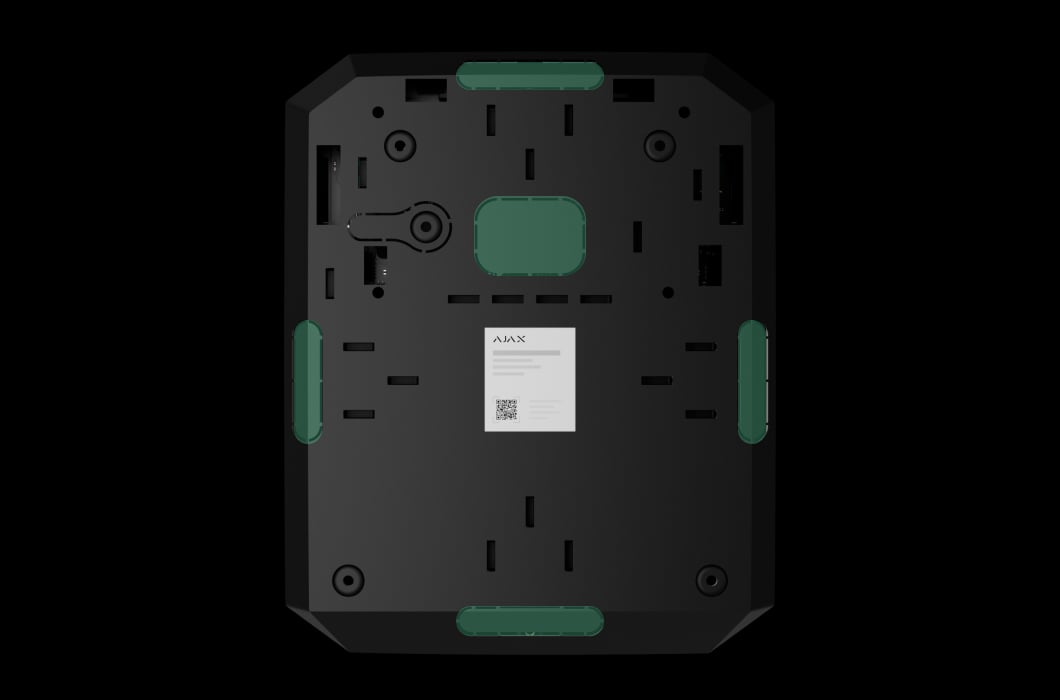 Perforated parts for cable output