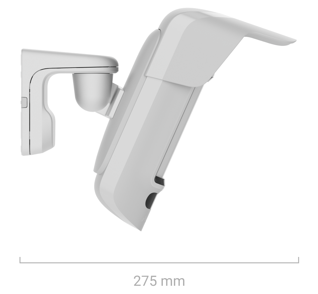 Lateral con el soporte giratorio