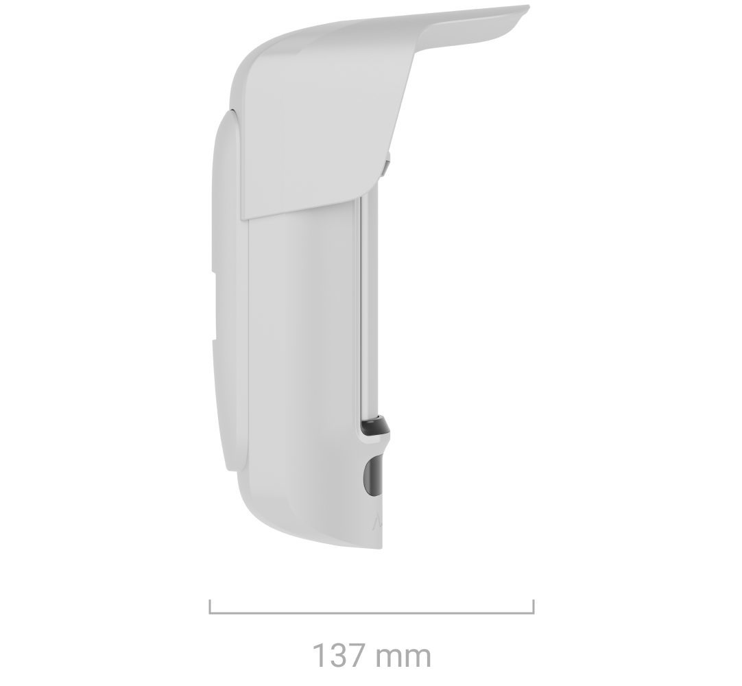 Lateral sin el soporte giratorio