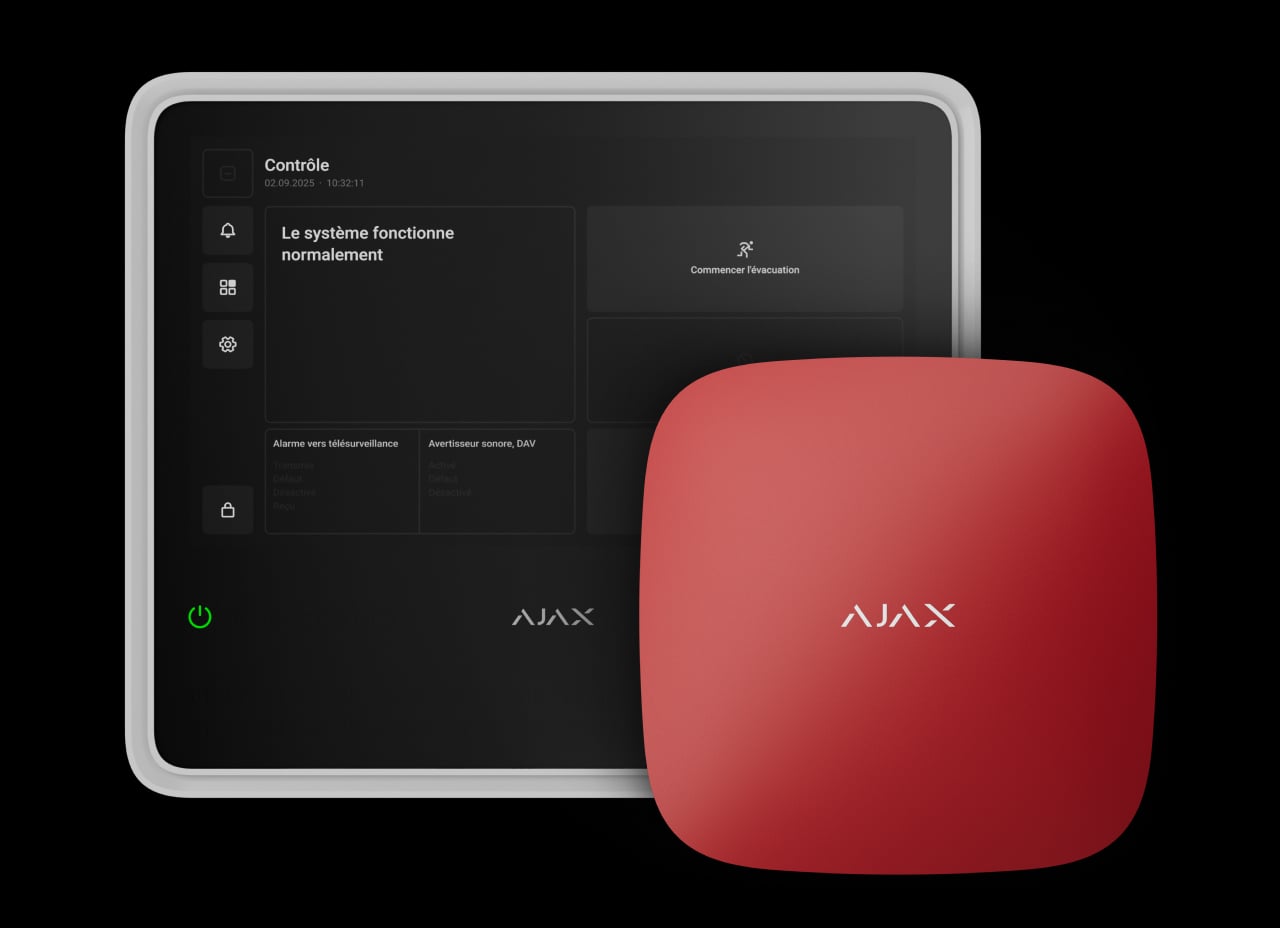 Équipement d'alarme incendie pour toute configuration