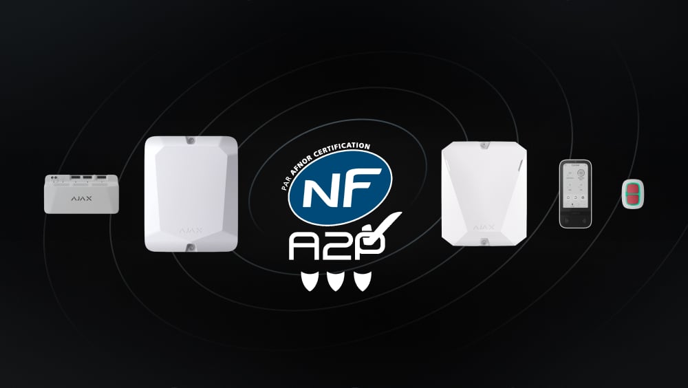 Les premiers dispositifs sans fil de Grade 3 obtiennent la certification NFA2P 3 boucliers en France