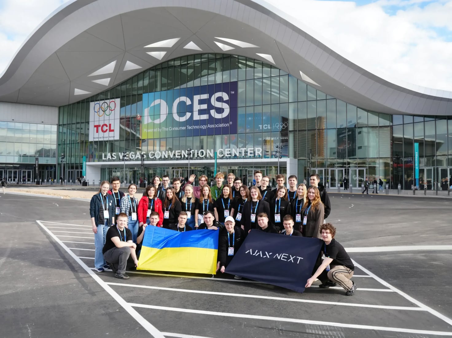 Ukrainian students at CES