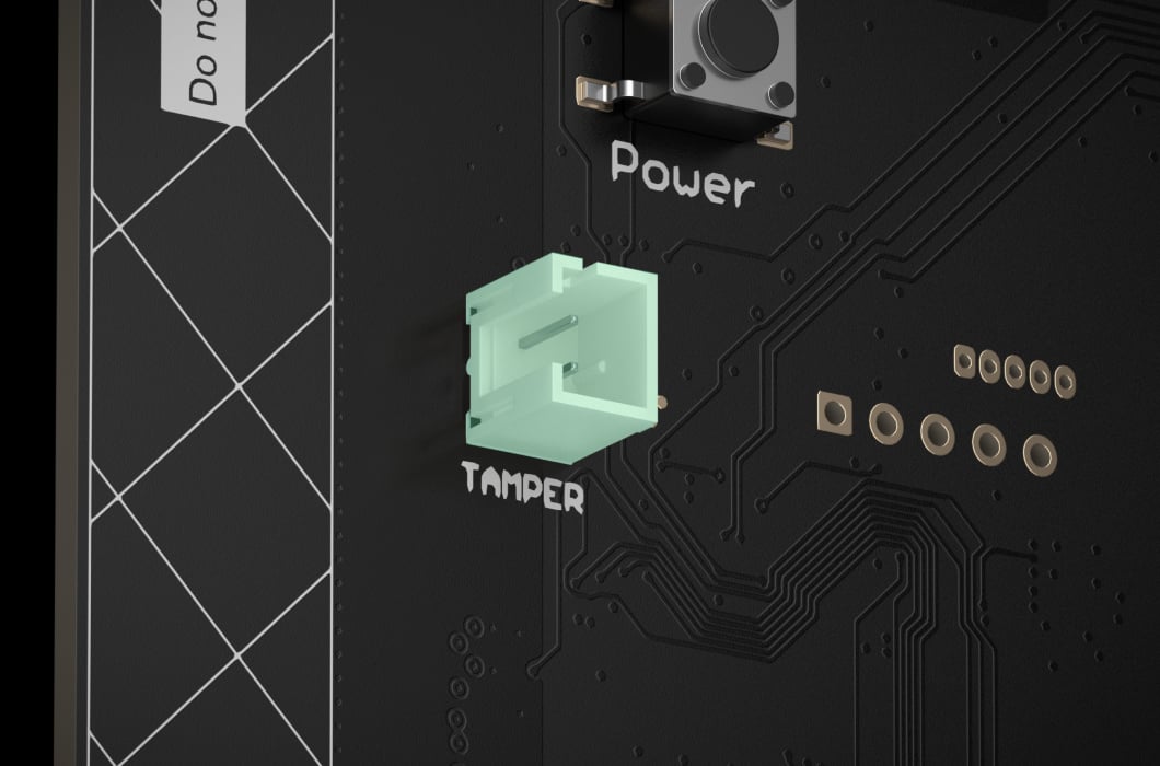 Connector for a built-in Ajax Case tamper