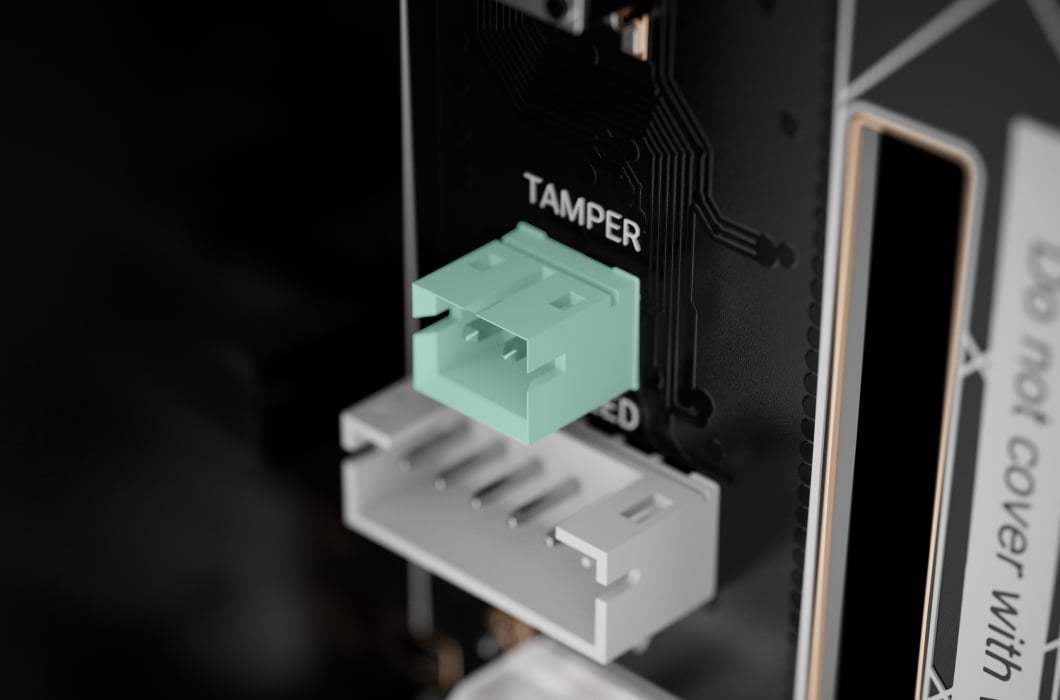 Connector for a built-in Ajax Case tamper