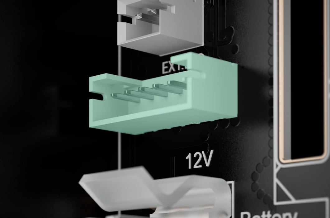 Connector for an external LED board