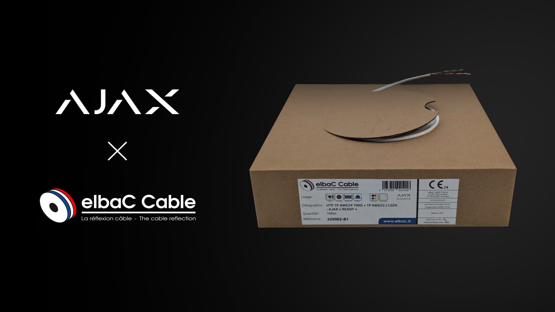 elbaC cable for Ajax wired devices