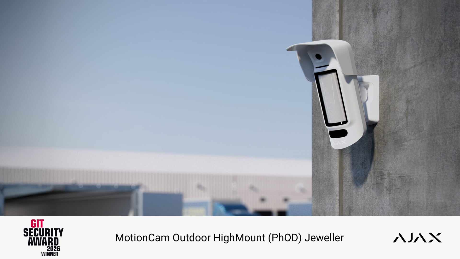 MotionCam Outdoor HighMount (PhOD) Jeweller remporte le GIT Security Award 2026