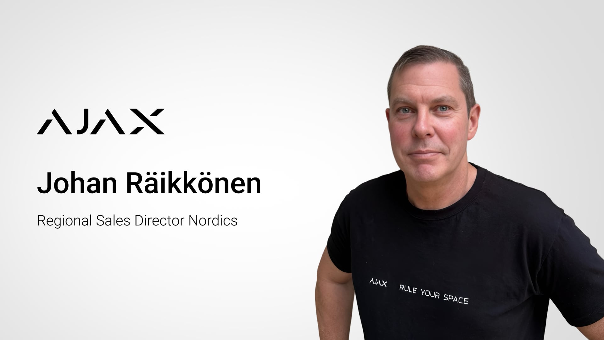 Johan Räikkönen joins Ajax Systems as Regional Sales Director for the Nordics