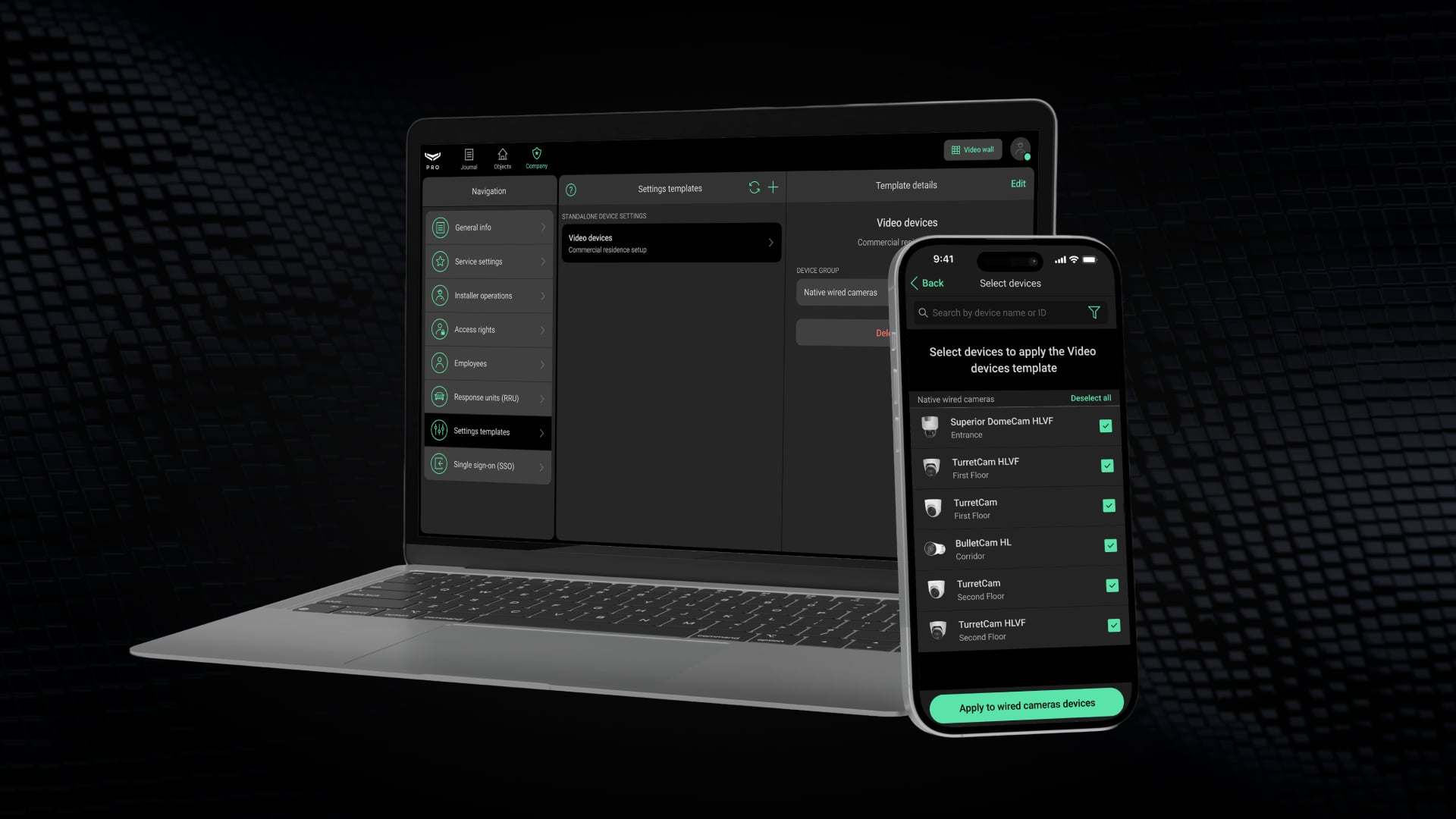 Modelli di configurazione dei dispositivi video: risparmio di tempo e fatica