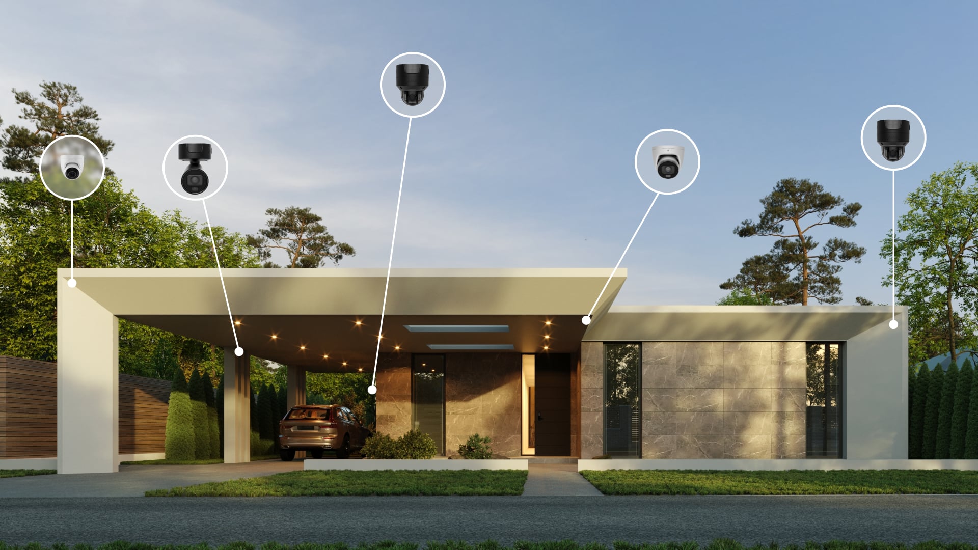 Where to place security cameras for maximum protection