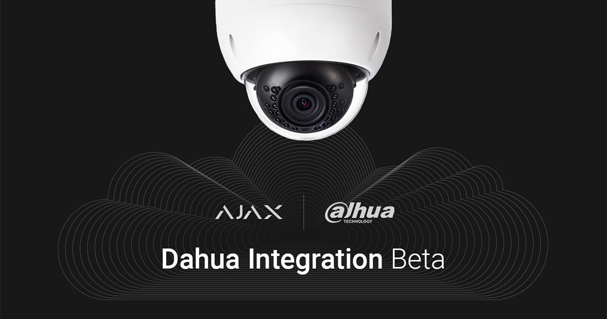 Een videorecorder of camera van Dahua verbinden met Ajax