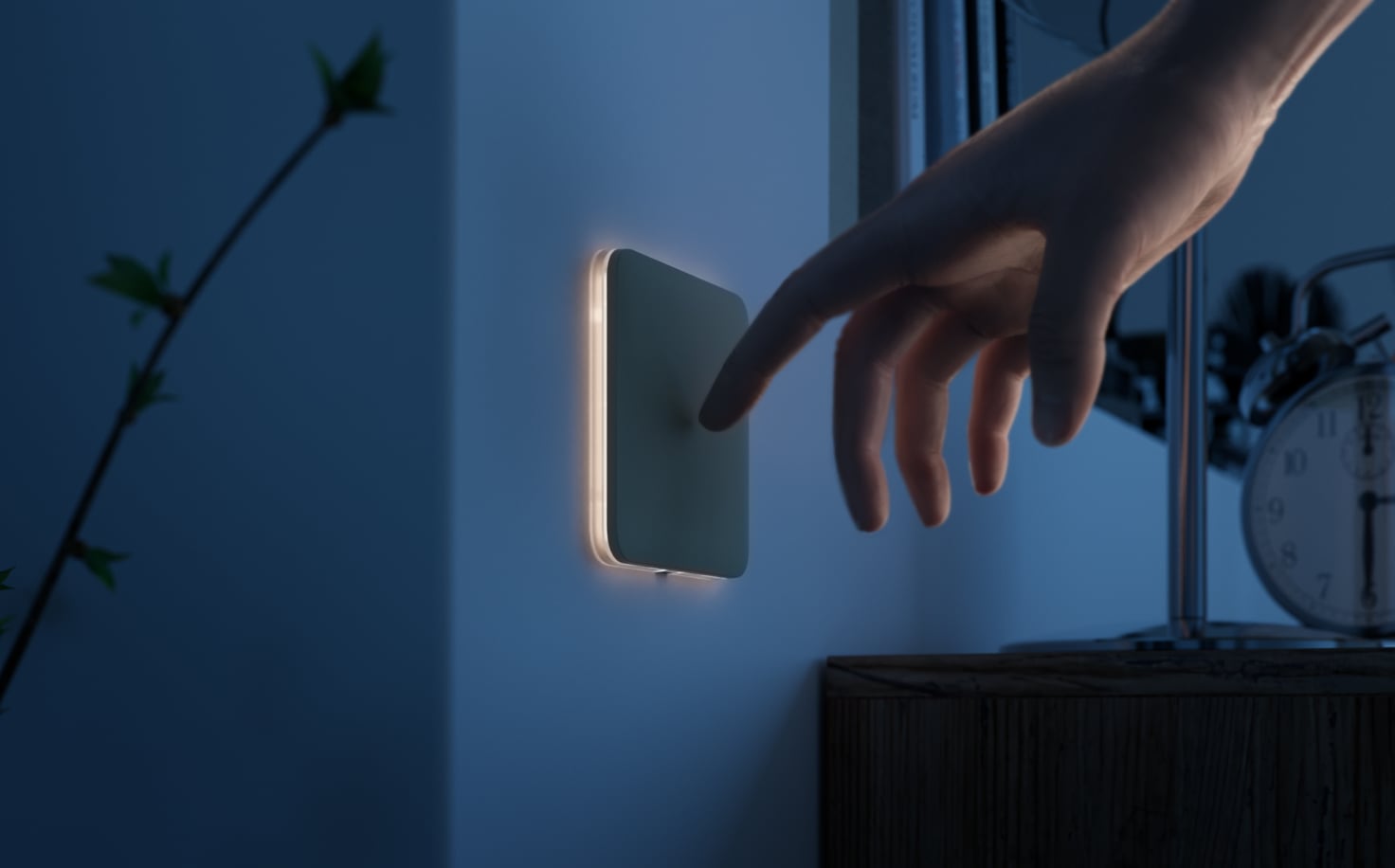 Ajax LightSwitch (1-gang) is a touch one-gang light switch