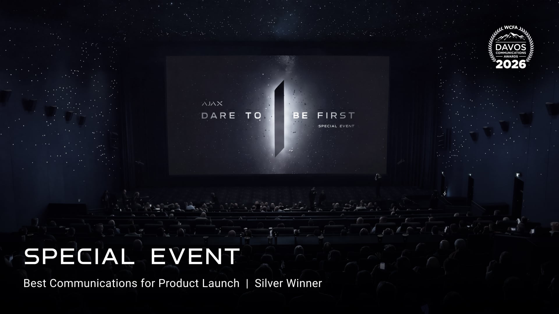 Ajax Systems wins silver at the Davos Communications Awards  for its Special Event