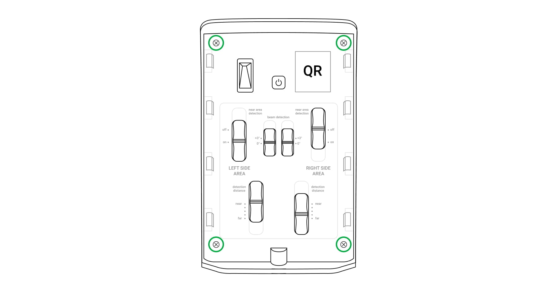 ajax dualcurtain outdoor battery