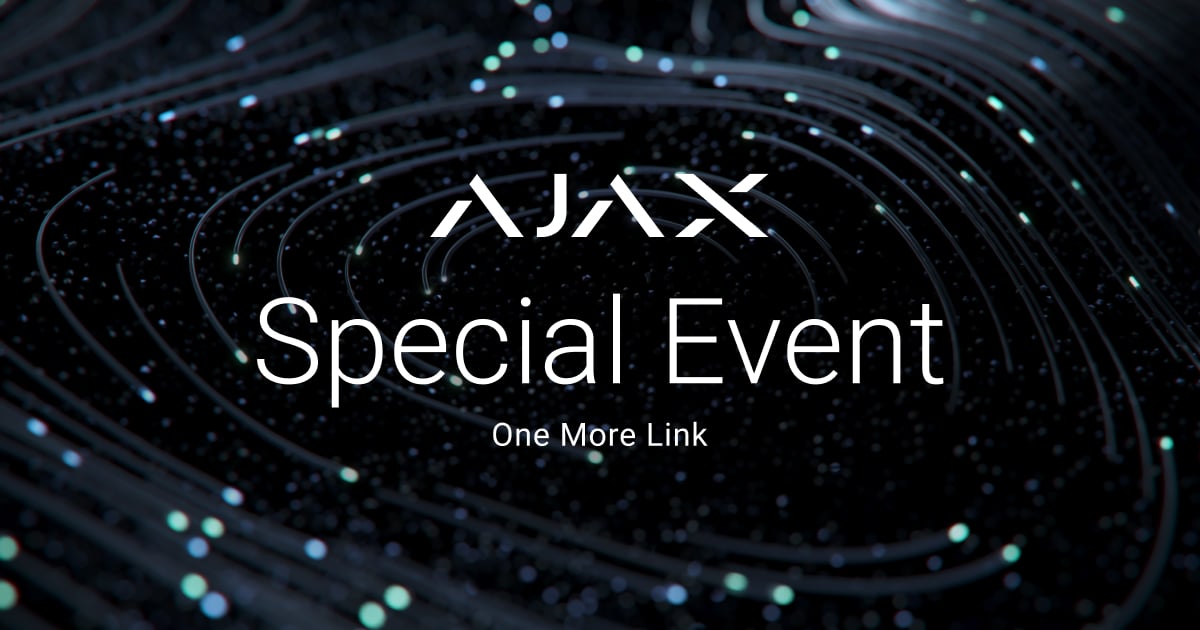 Ajax Systems представила дротові продукти Fibra на Special Event