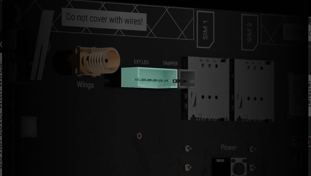 External LED connector