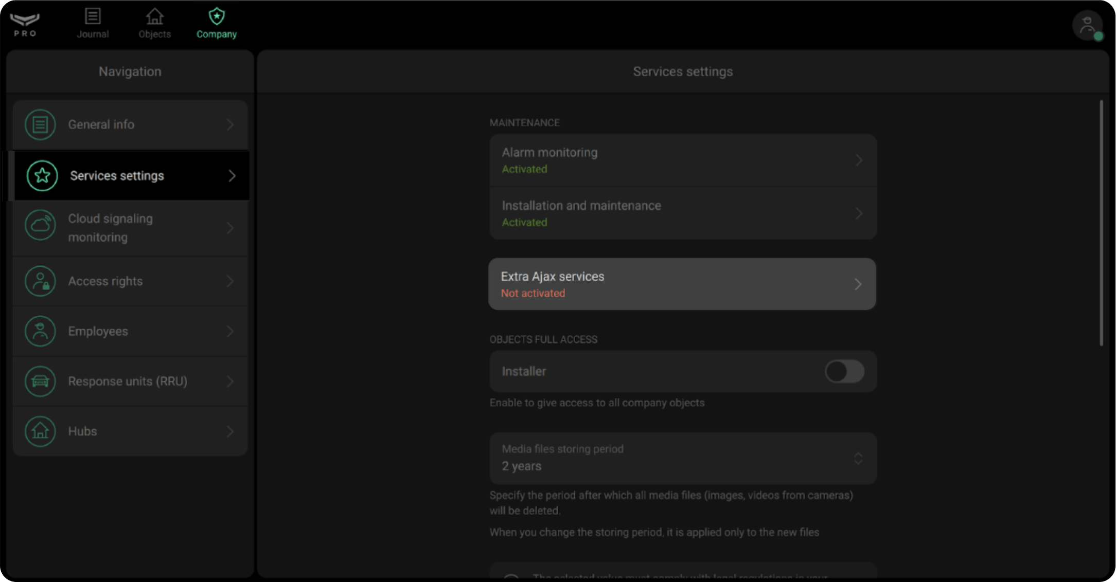  Extra Ajax services.