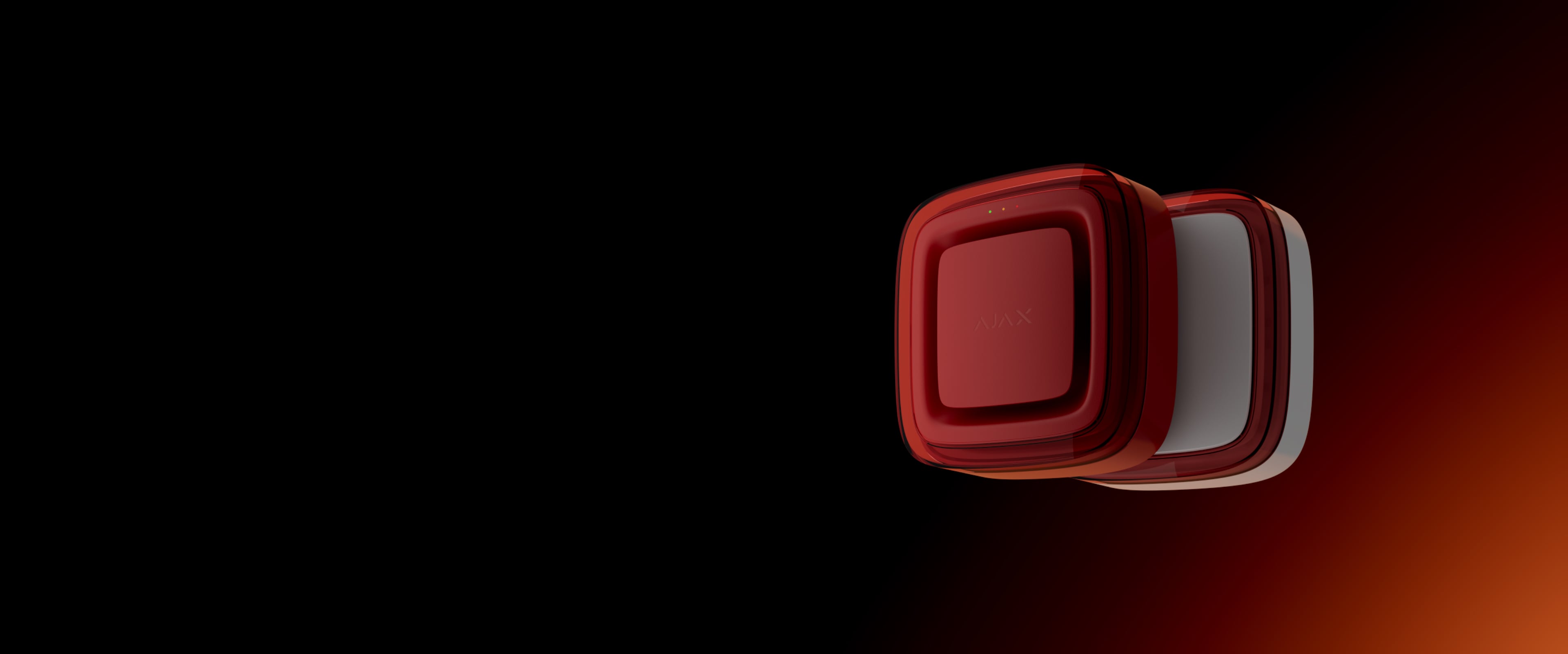 Wireless fire alarm sounder and visual alarm device