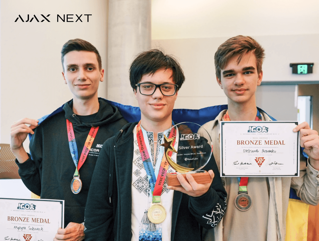 Ukrainian students win four medals at international cybersecurity olympiad with Ajax Systems support