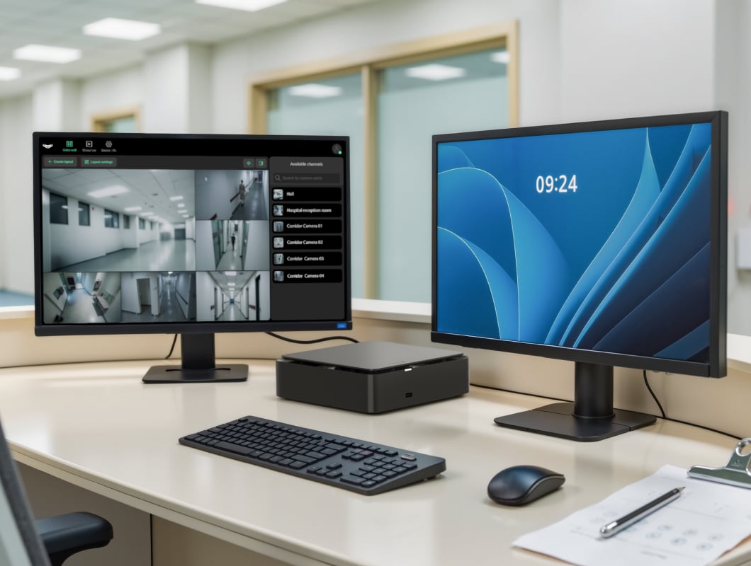 NVR HAC con HDMI y sistema de gestión de vídeo integrado